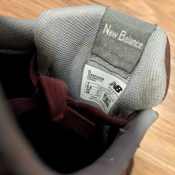 New Balance 420 Series Cozy Breathable Low Tops Casual Gray Red - Picture 10 of 10